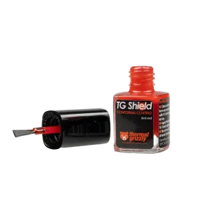 Thermal Grizzly (TG-ASH-050-RT) TG Shield Liquid Conformal Coating - 5ml - Red