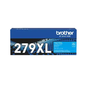 Brother (TN-279XLC) Cyan Genuine Laser Toner Cartridge for HL-L3220CW, HL-L3280CDW