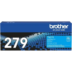 Brother (TN-279C) Cyan Genuine Laser Toner Cartridge for HL-L3220CW, HL-L3280CDW