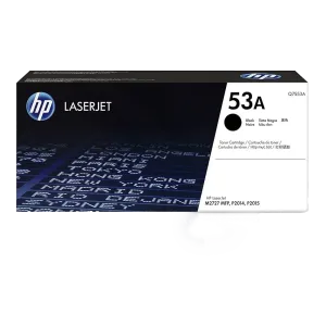 HP 53A (Q7553A) Black Genuine Toner for MFP M2727; P2010; P2014; P2015