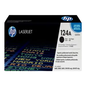 HP 124A (Q6000A) Genuine Black Toner for LaserJet 1600; 2600; 2605; CM 1015mfp; 1017mfp