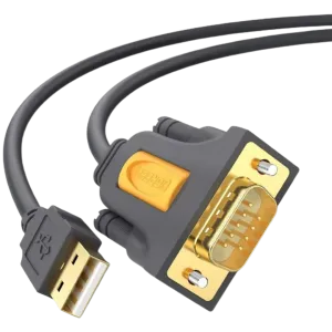 UGreen (20222) USB to RS-232 DB9 Serial Adapter Cable (M-M) - 2m - Black