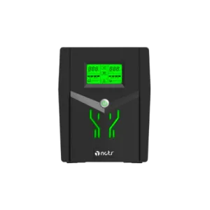 NCTS (NCTS-QSTROM) Qstrom Pro Line Interactive UPS 3KVA 1.8kW, AVR, LCD with Alarm - Black