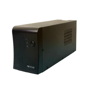 PC Star (W-2000D) 2000VA/1200W Line Interactive UPS - RJ11 - Serial - Black