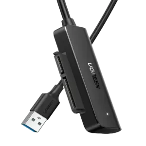 UGreen (70609) USB3.0 to 2.5'' SATA Hard Drive Converter Cable - Black