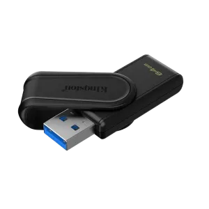 Kingston (DTXS/64GB) 64Gb DataTraveller Exodia S USB3.2 Flash Drive - Black