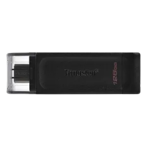 Kingston (DT70/128Gb) DataTraveler 70 128Gb USB-C OTG Flash Drive - Black