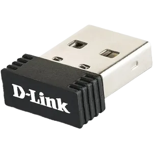 D-Link (DWA-121) 150Mbps Wireless N Nano USB WiFi Adapter - Black