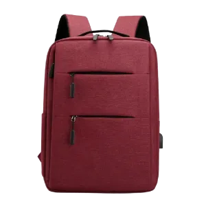CEM (BP116) Backpack 20L for 15" Mac or 15.6" PC - USB - Red