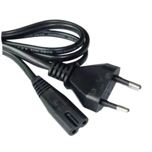 Cable Power 2 Pins 1.5m For laptops Chargers; Radios- Black