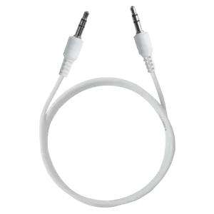 CEM (sh) Stereo Audio Cable - 3.5mm to 3.5mm AUX Jack Cable - 1m - White