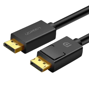 UGreen (80391) DP To DP Braided Cable (M-M) - 8K Ultra HD - 1.5m - Black