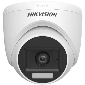Hikvision(DS-2CE76K0T-LPFS) 2.8mm 3K Smart Hybrid Light Fixed Turret Camera-Built in Mic - White