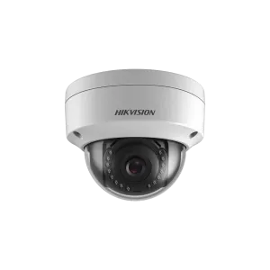 Hikvision (DS-2CD1163G2-LIU) 2.8mm 6MP Smart Hybrid Light Fixed Dome Network Camera, Mic - White 