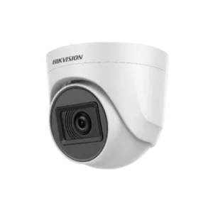 Hikvision (DS-2CE76D0T-ITPF) 2.8mm 2MP Indoor Dome Exir Turbo HD Audio Camera - White 