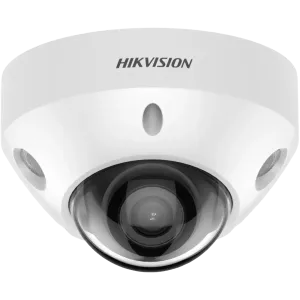 Hikvision (DS-2CD2547G2-LS) 2.8mm 4MP ColorVu Fixed Mini Dome Network Camera - Built in Mic