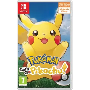 Nintendo Pokemon Let's Go Pikachu Game For Nintendo Switch - Pegi 7