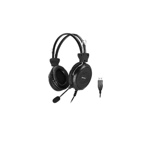 A4Tech (HU-30) ComfortFit Stereo Wired Headset - USB2.0 - Black