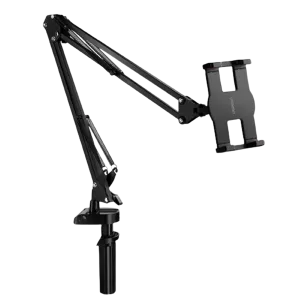 UGreen (50394) LP142 Spring type Adjustable Long Arm holder for Mobile Devices - 12.9" - Black