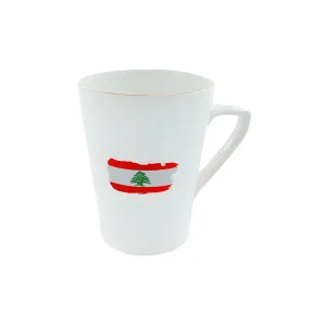 Flag Of Lebanon Porcelain Mug
