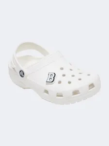 Crocs Letter B Unisex Lifestyle Pins White/Grey/Black