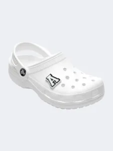 Crocs Letter A Unisex Lifestyle Pins White/Grey/Black
