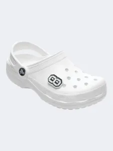 Crocs Number 8 Unisex Lifestyle Pins Black/White