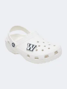 Crocs Letter W Unisex Lifestyle Pins White/Grey/Black