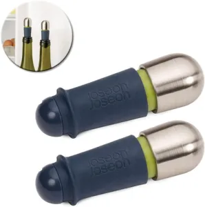 Joseph Joseph  2 Pcs Twist-Lock Wine Stoppers