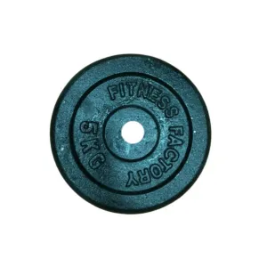 Fitness Factory Painted 5 Kg Unisex Weights Black