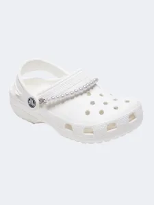 Crocs Pearl Strap Chain Unisex Lifestyle Pins Silver