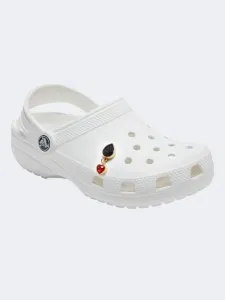 Crocs Dangle Ruby Heart Unisex Lifestyle Pins Red/Black