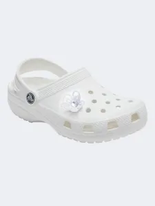 Crocs Beaded Pearl Flower Unisex Lifestyle Pins White/Silver