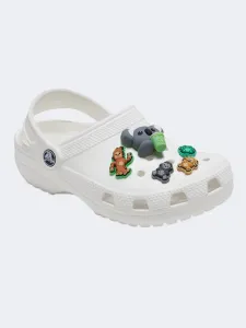 Crocs Cute Baby Safari Animals 5 Pack Unisex Lifestyle Pins Multicolor