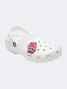 Crocs Rose With Pearl Drop Lifestyle Pins Pink