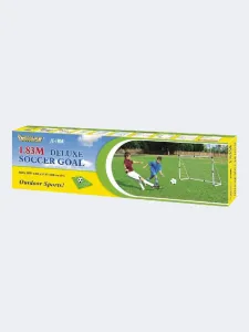 Outdoor Play CoLtd Deluxe Goal Outdoor Goal White/Blue