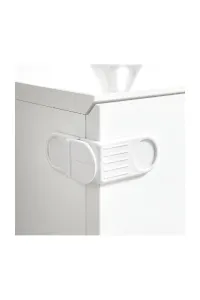 Babyjem Non Scew Drawer Lock White