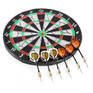 Joerex 12 Inch Flocking Dart Dartboard Multicolor