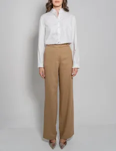 High Waist Trousers Flowing Wide Leg