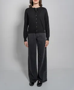 Round Neck Long Sleeves Cardigan