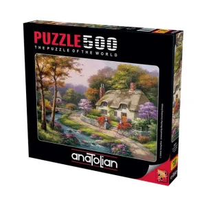Anatolian Puzzle Spring Cottage 500Pcs Size 48x33Cm#ANA.3577.