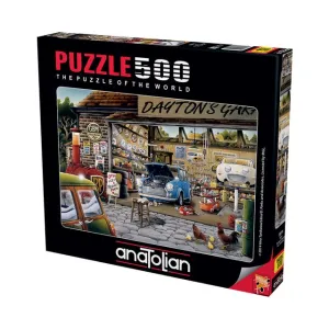 Anatolian Puzzle Dayton's Garage 500Pcs Size 48x33Cm#ANA.3571.