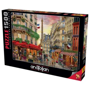 Anatolian Puzzle Cafe Eiffel 1500Pcs Size 60x85Cm#ANA.4572.