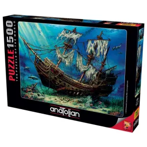 Anatolian Puzzle Shipwreck Sea 1500Pcs Size 60x85Cm#ANA.4558.
