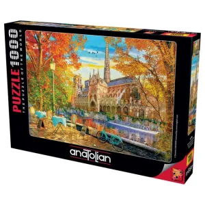 Anatolian Puzzle Notre Dame Autumn 1000Pcs Size 66x48Cm#ANA.1176.