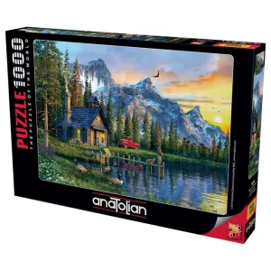 Anatolian Puzzle Sunset Cabin 1000Pcs Size 66x48Cm#ANA.1024.