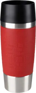 Travel Mug 0.36L Red Silver