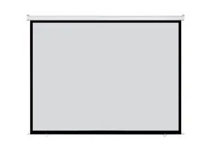 Invo (IWPS70C) Wall Projection Auto Locking Manual Screen - 180x180cm - White