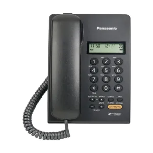 Panasonic (KX-TSC62SXB) Integrated Telephone System - 16Digit LCD - Speaker Phone - Black