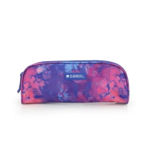 Gabol Pencil Case 2 Part Sunset 22X8X6 Cm #236131-003/2025 Blue/pink